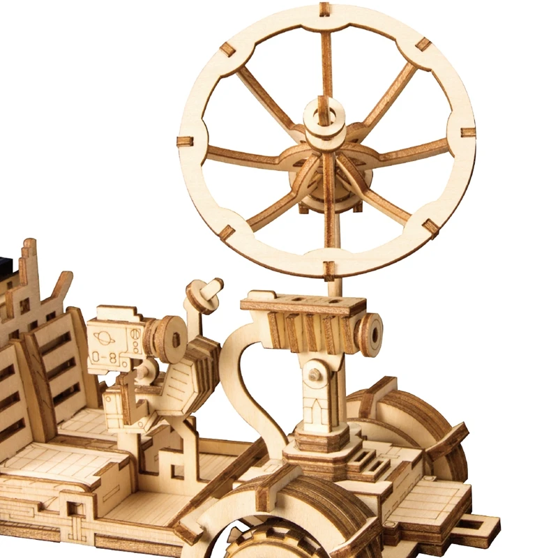 Подвижная Лунная Багги Robotime уличная игрушка на солнечной энергии 3D DIY лазерная