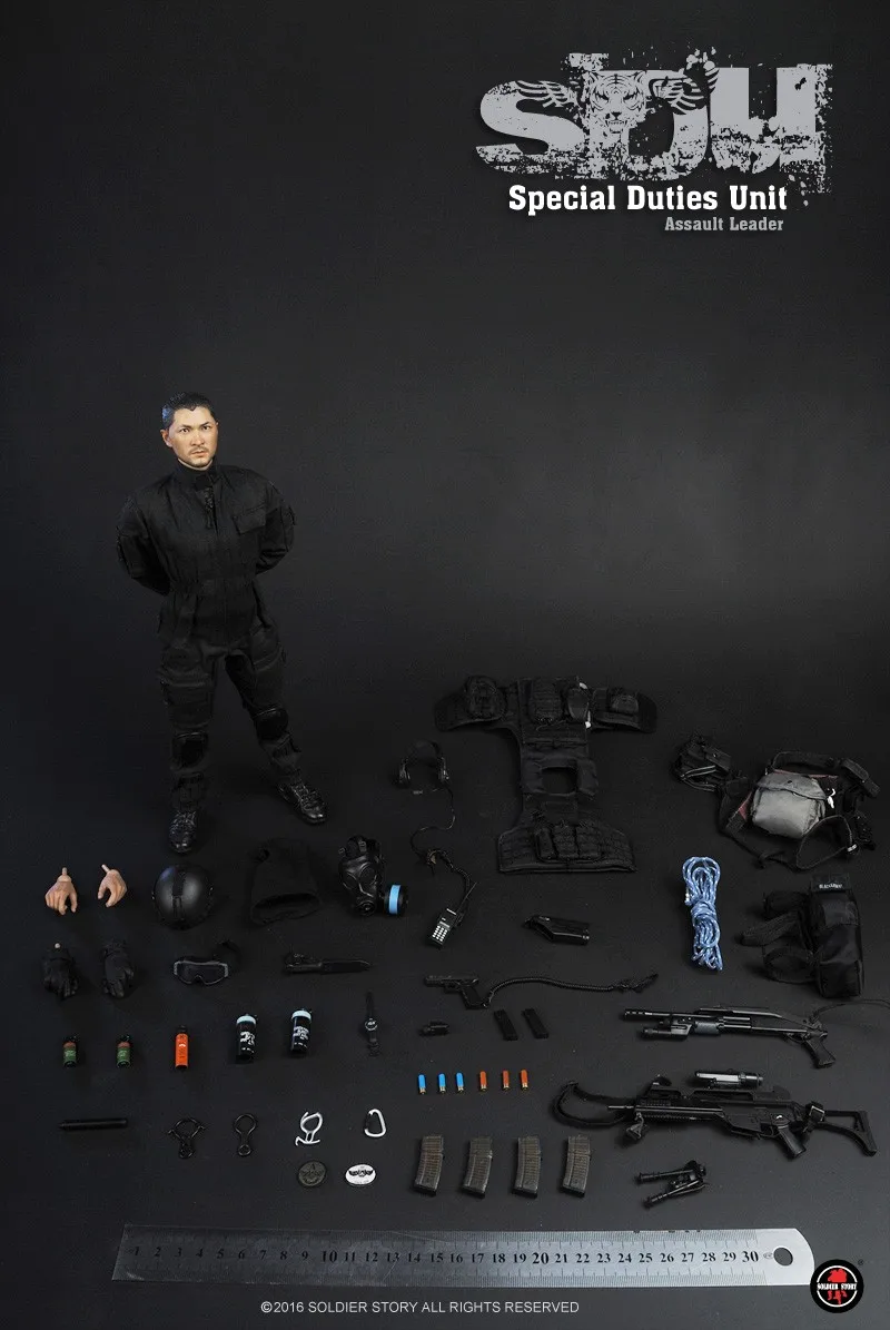 SoldierStory 1/6 SS096 Гонконг специальные пошлины группа штурмовой лидер Коллекция фигурка для фанатов подарок на праздник