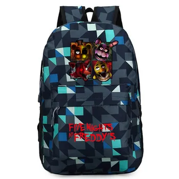 

Five Nights at Freddy Cartoon Backpack Student School Bags Teenager Bookbags Women Men Casual Travel Bags Laptop Shoulders Bag