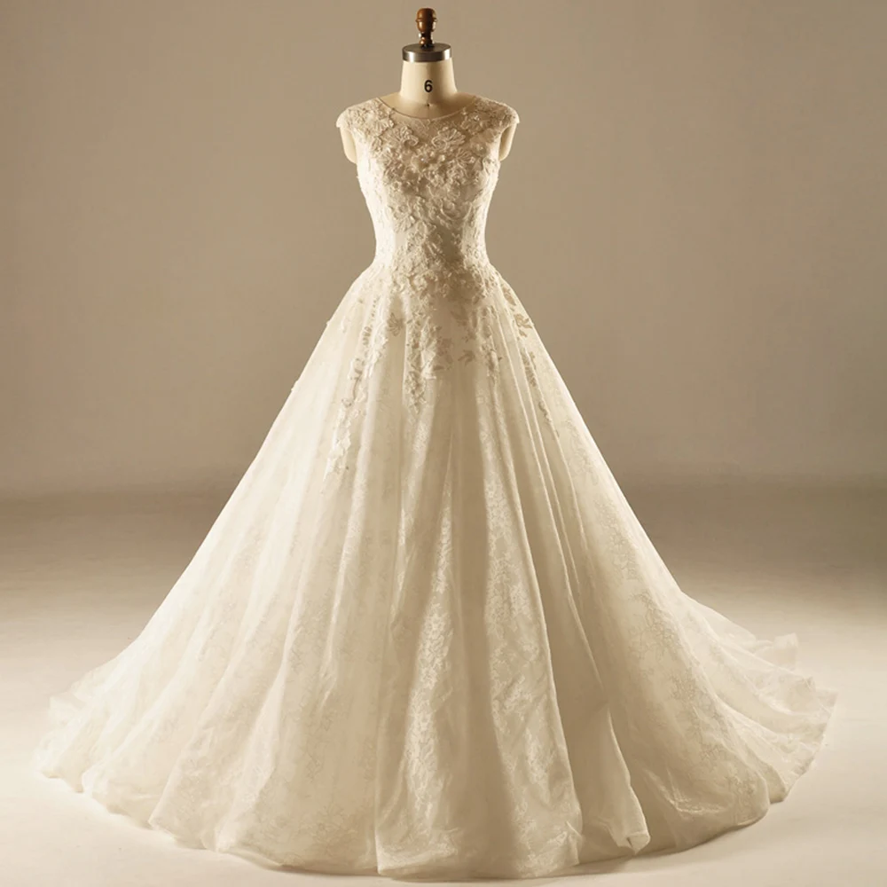 

Robe De Princesse New Arrive Beading Crystal Appliques Flowers Lace A-line Wedding Dresses With Petticoat Alibaba Hochzeitskleid