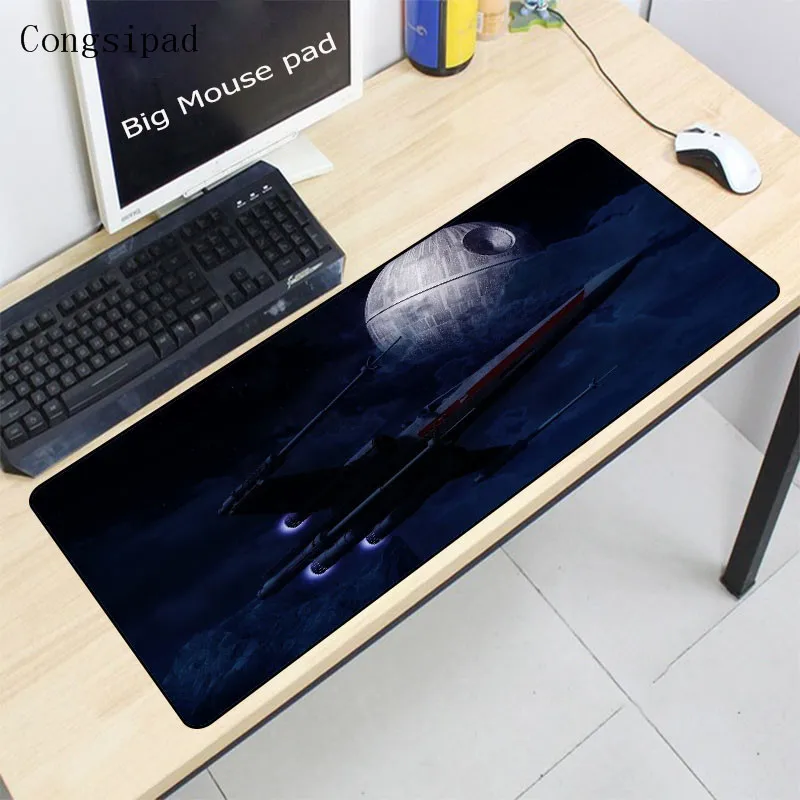 

Congsipad Speed Surface Washing Mouse Pad Computer Notebook Star War Games Styles Gaming Retail Large Rubber Lock Edge Mousepad