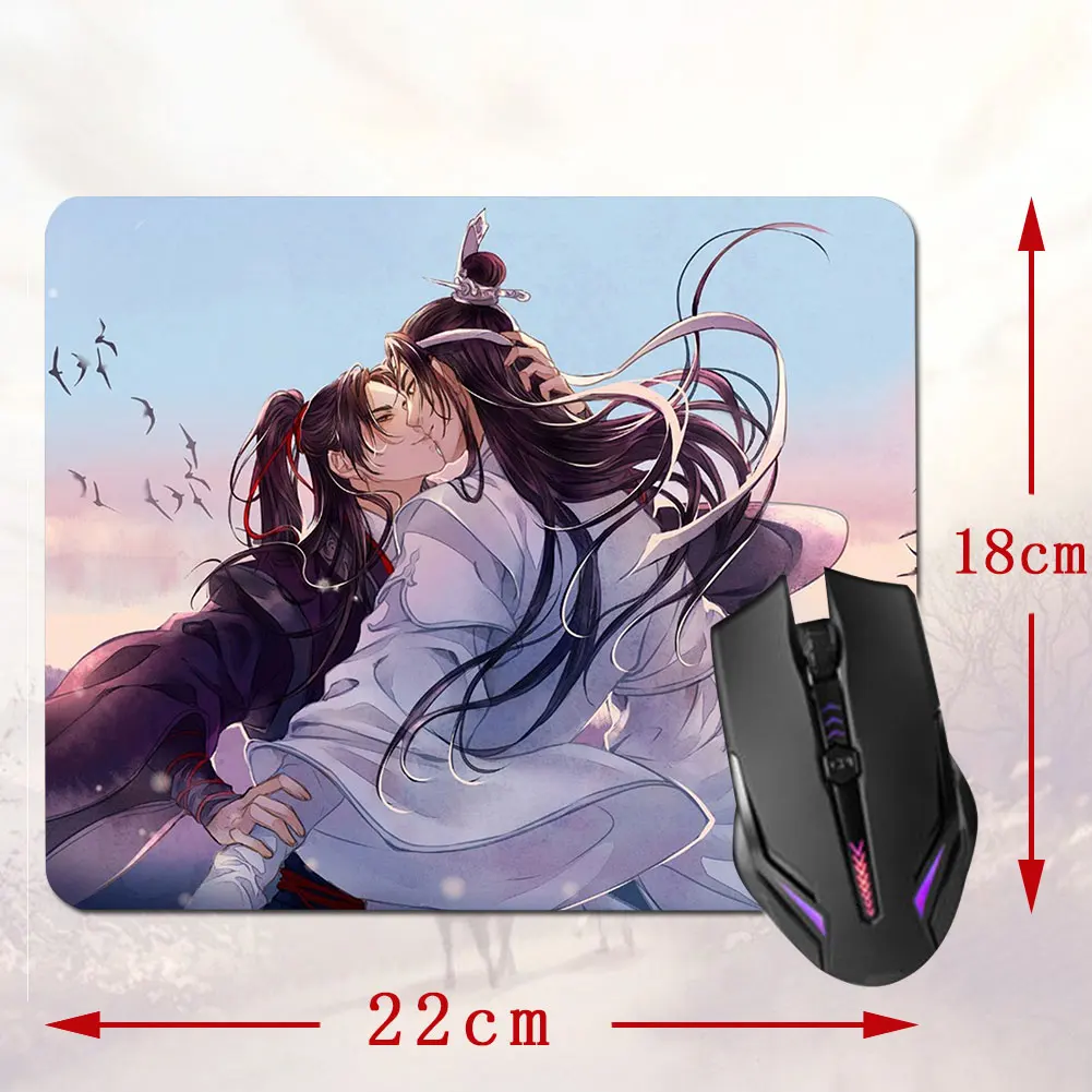 

Giancomics Mo Dao Zu Shi Anime Mouse Pad Creative Art Printed Computer Mouse Mat Cute Pattern Mousepad for Decor Office Supplies