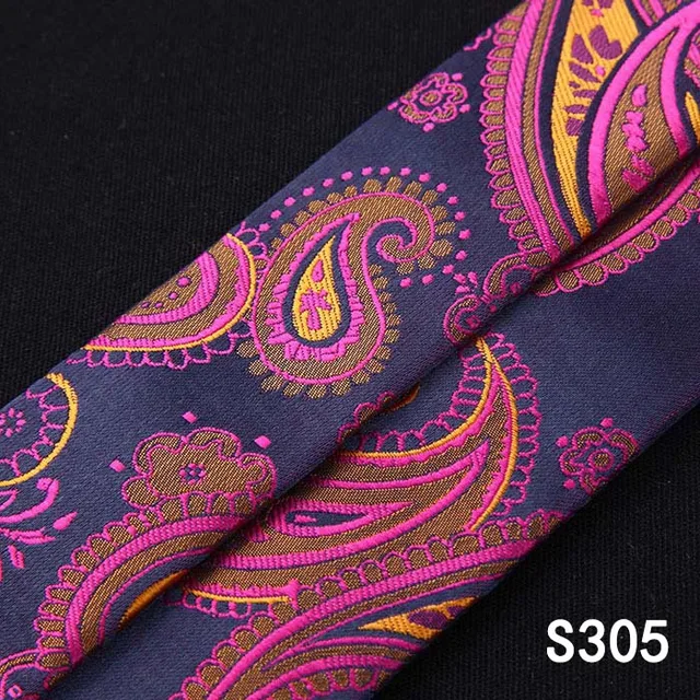 Suspender Bowtie & Pocket Square Set#S3 Floral Paisley Various Classic 6 Clips