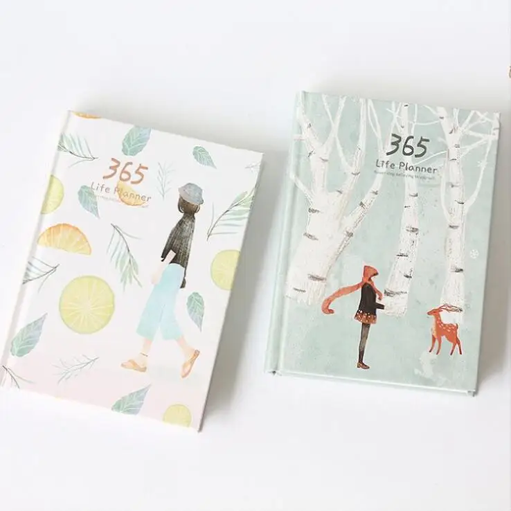 

New Arrival 1PC 365 Days To Do It Dairy Notebook Planner Year Monthly Plan Daily Notes Journals Inner Page Kids Gift