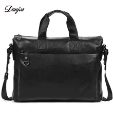 DANJUE, деловой портфель для мужчин, натуральная кожа, джентльменский бренд, настоящая кожаная сумка, мужские сумки, сумка на плечо для ноутбука