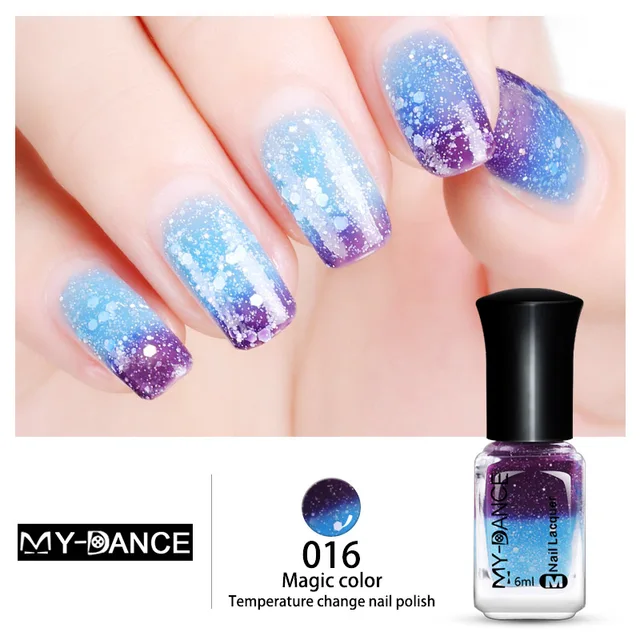 High Quality Water Based Temperature Colour Changing Nail Polish Non High Quality Water Based Temperature Colour Changing Nail Polish Non Toxic Thermal Fashion Manicure