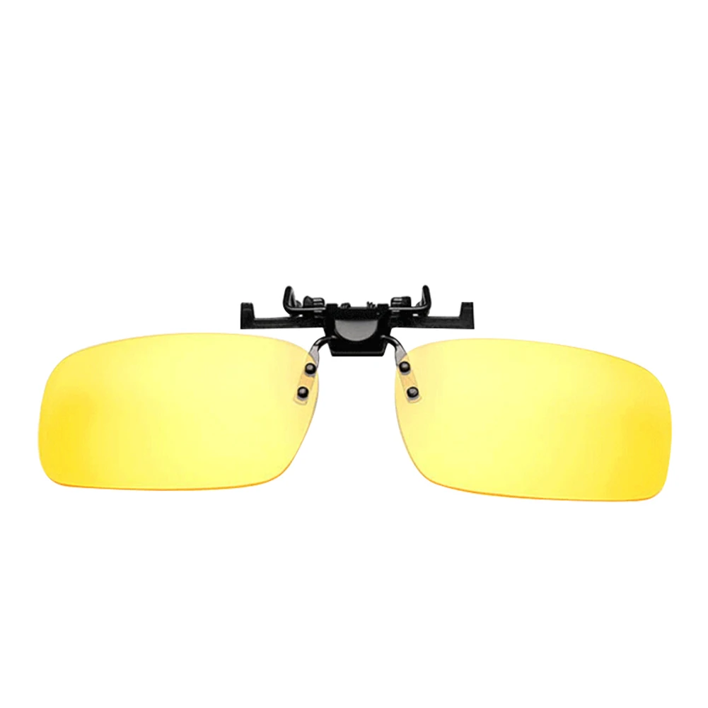 Polarized Clip Sunglasses Driving Night Vision Lens Sun Glasses Male Anti-UVA UVB For Men Women 2 Size
