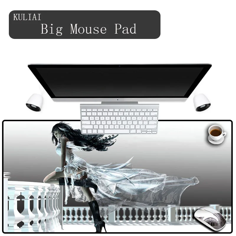 XGZ Beautiful Girl Mouse Pad Macbook Office Computer Mousepad Desktop