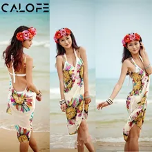 Сексуальные пляжные платья для плавания для женщин белая шифоновая пляжная туника с открытой спиной длинное платье женская накидка бикини для невесты купальник