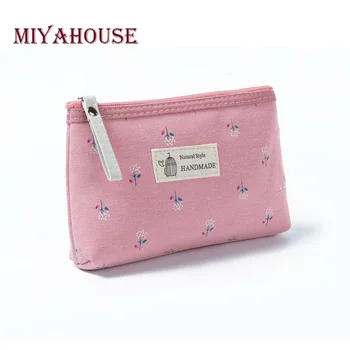 

Letther Printed Cosmetic Bag Women Makeup Pouch Zipper Canvas Makeup Case Organizer Storage Pouch Toiletry Wash Bags