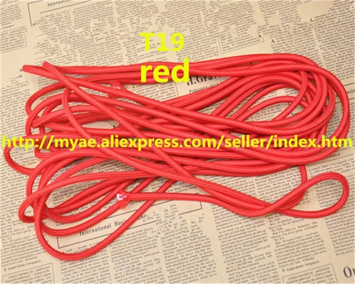 10 м/много тканевый Электрический кабель Ретро 2*0,75 текстильный плетеный провод и желтый цвет линий электропередачи - Цвет: T19