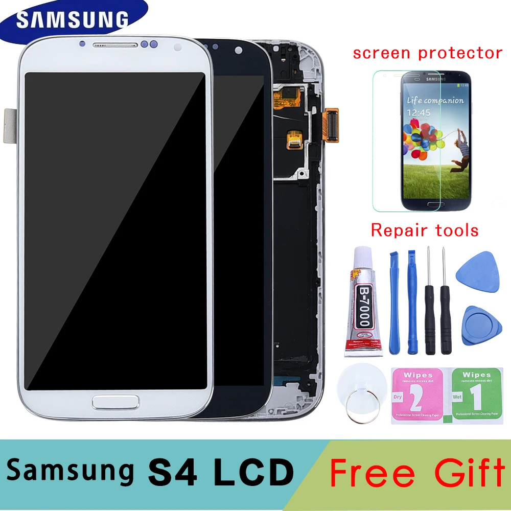 

5.0'' LCD for SAMSUNG Galaxy S4 LCD Display with Frame GT-i9505 i9500 i9505 i9506 i9515 i337 Touch Screen Digitizer