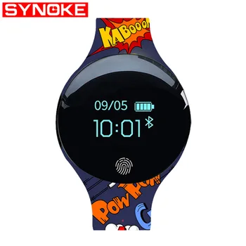 

SYNOKE Smart Watch Men Waterproof Pedometer Digital Sport Watch Electronic Silicone Band Fitness Tracker Bluetooth Watches Men