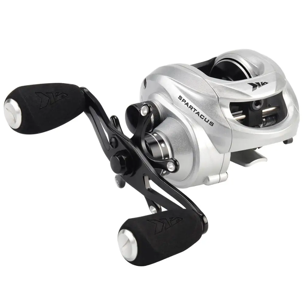 KastKing Спартак High Speed 6.3: 1 Baitcasting Reel 11+ 1 Бб Перетащите Мощность 8 КГ/17.5lb право Левая Рука Рыболовная Катушка - Цвет: Sliver