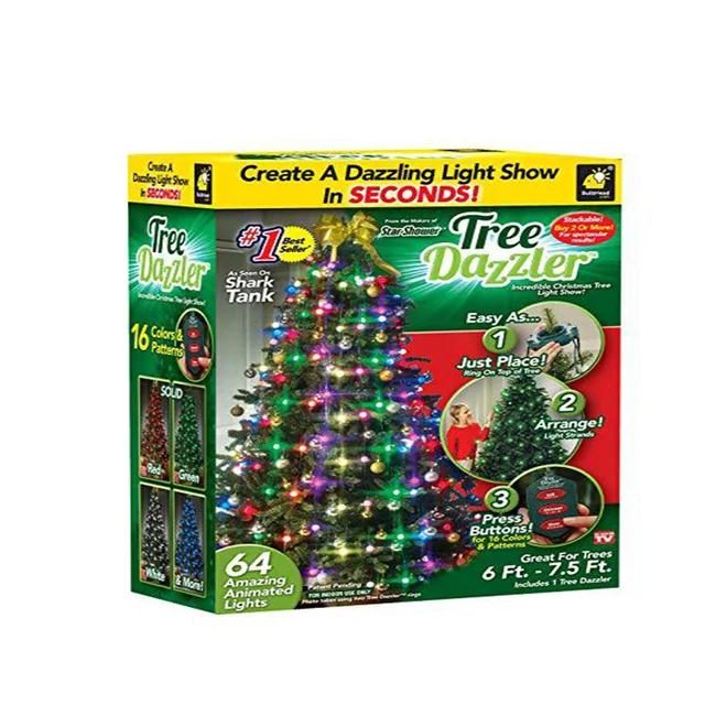 Christmas Light Tree Dazzler String Light US/EU plug LED