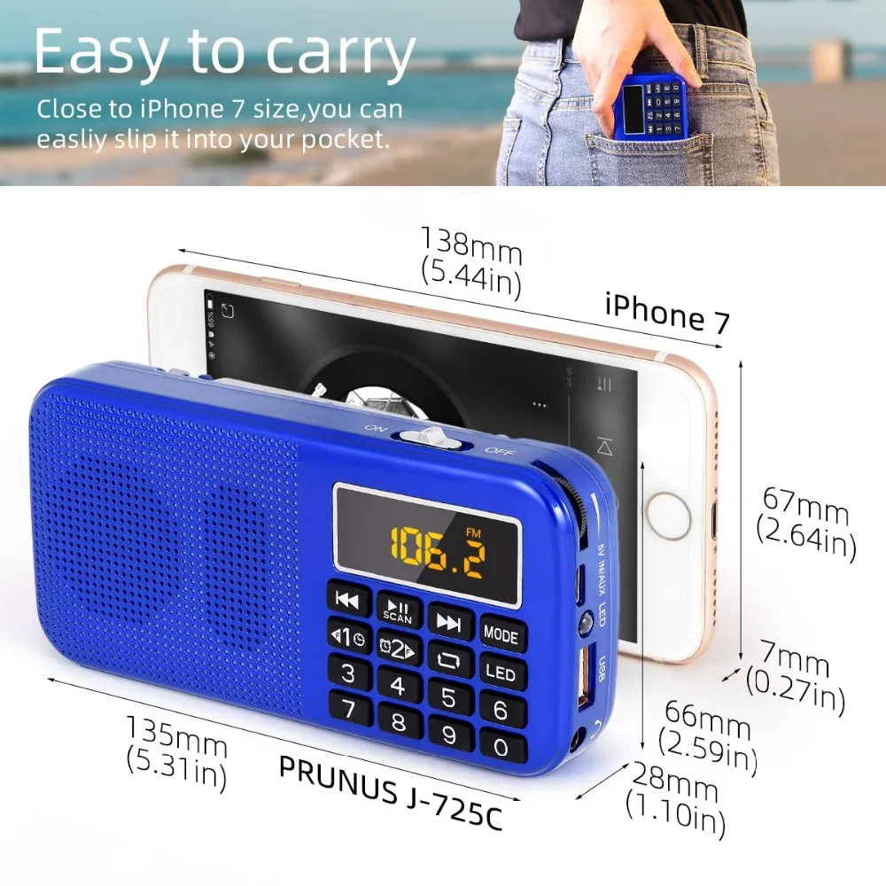 725 size blue