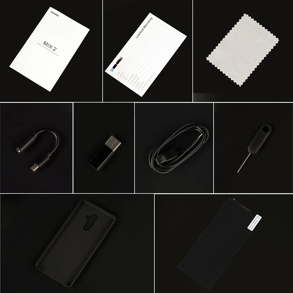 Doogee Mix 2 5 99 дюйма FHD + 18:9 мобильный телефон Andorid 7 1 P25 Восьмиядерный 6 GB 64 16MP 13MP двойной