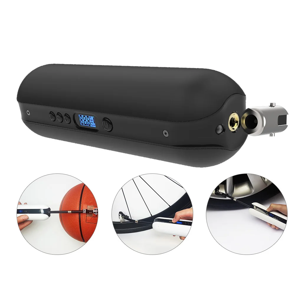 

150PSI Electric Inflator Air Pressure Pump Rechargeable Cordless Tire Pump MTB Road Bike Motorcycle Car Air Inflator