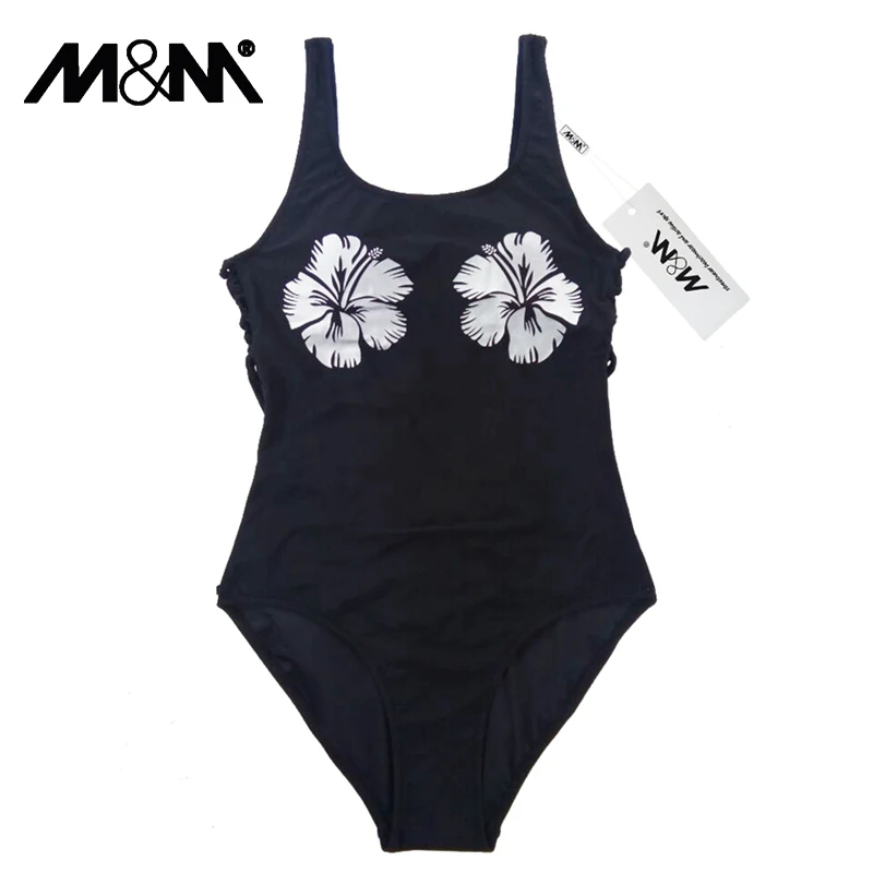 

M&M 2019 Bikinis Set Ladies Floral Decoration Top Swimwear Women Sexy Thin Swimsuit Female Explosion Bodysuit Brazilian Biquinis