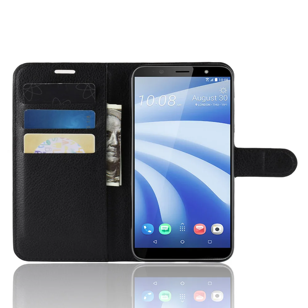Phone Case For HTC U12 Plus Flip PU Leather Back Cover U12plus U12+ Wallet Smartphone Bag Coque Funda | Мобильные телефоны и