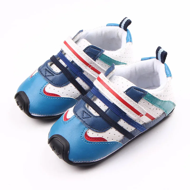 New Arrival Spring Autumn Gingham Cool Hard Sole Baby Boy Girl First