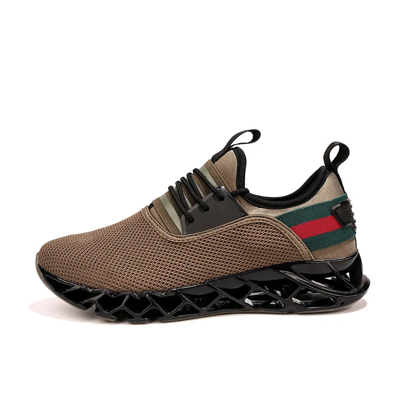 

2018 Men Running Shoes Women Sneakers Super Light High Elastic Soft Outsole for Outdoor Jogging Cushioning Walking Shoes