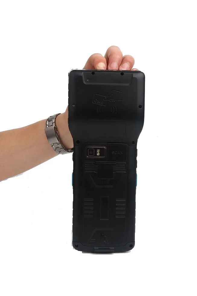 LS550S 5 بوصة شاشة اللمس رباعية النوى الصناعية الروبوت اللوحي الذكية طابعة pos محطة مع مدمج nfc ، بلوتوث ، 4 جرام