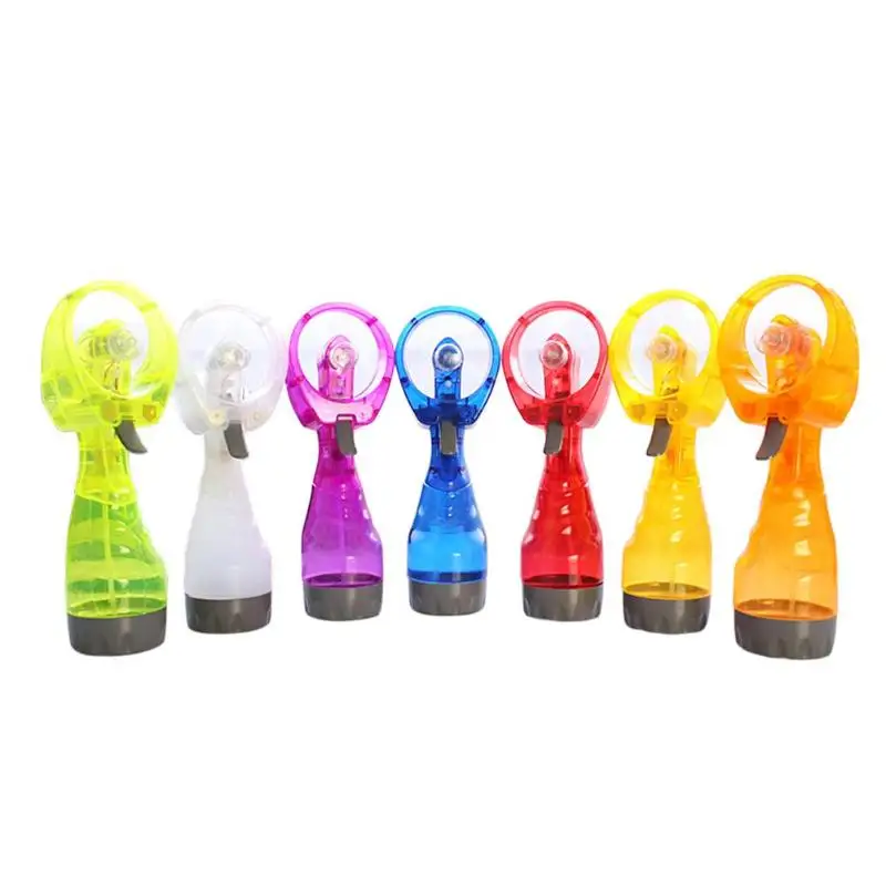 

Portable Mini Handheld Water Spray Cooling Fan for Outdoor Sport Travel Beach Practical Convivent Cool Fan Color Random
