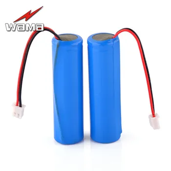 

2x Wama 2600mAh 18650 Protected PCB 3.7V Li-ion Lithium 1S Rechargeable Battery Packs for Flashlight DIY Loudspeaker FM Radio