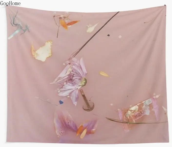 

Harry Styles pink flowers Wall Tapestry Cover Beach Towel Throw Blanket Picnic Yoga Mat Home Decoration