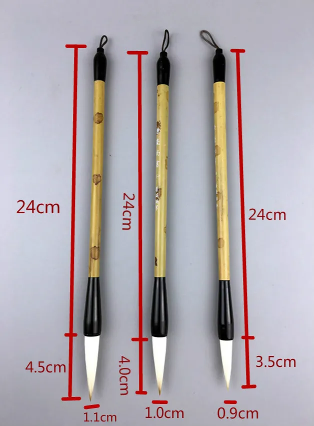 Кисточка для китайской каллиграфии ручка набор ласка шерстяные смешанные волосы живопись, каллиграфия ручка L/M/S Размеры набор кистей четыре сокровища исследования