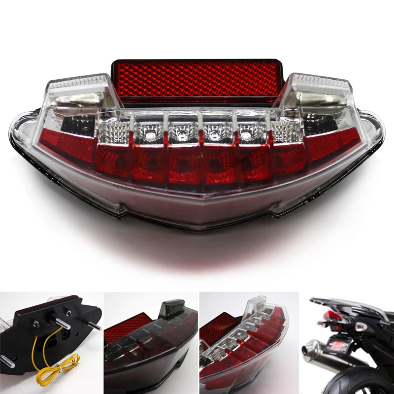 Nuoxintr Motorcycle LED Integrated Tail Light Turn Signals For BMW F800S F800GT K71 09-12 F800R K73 09-14 R1200GS K25 ADV K255