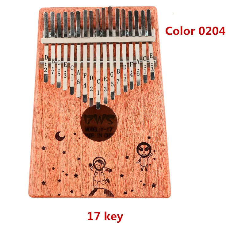 17 ключ калимба Африканский сплошной красное дерево палец пианино санза 17 ключей твердой древесины калимба Mbira палец