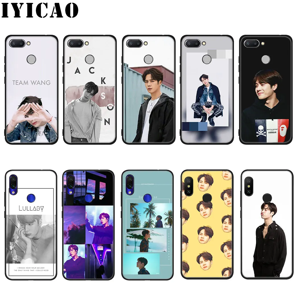 

IYICAO GOT7 Jackson Wang Soft Case for Xiaomi Redmi 4A 4X 5 5A 5 Plus 6 6A 7A 6 Pro 7 S2 K20 Pro Case