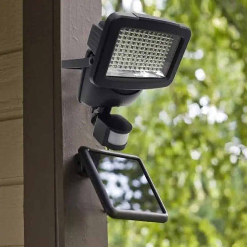 

60LEDs Solar Wall Light Outdoor Garden Security Lamp PIR Motion Sensor Yard Wall Light for Pathway Emergency Illumination