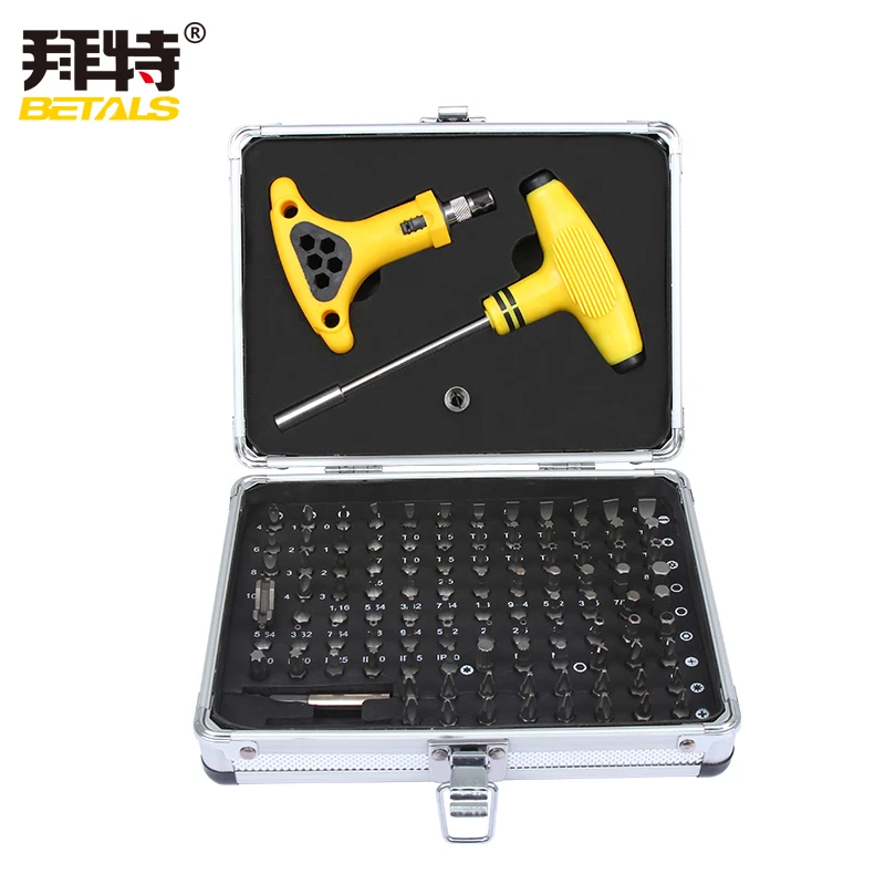 

105 in 1 Screwdriver Bit SetHousehold Appliances Maintenance Tools Electronics Maintenance Ratchet Sockets Hand Tool Set