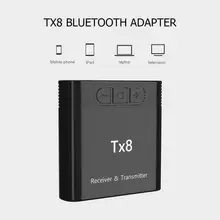 TX8 2 в 1 Bluetooth 4,1 стерео аудио передатчик приемник BT4.1 беспроводной мини-адаптер для динамиков автомобиля ПК