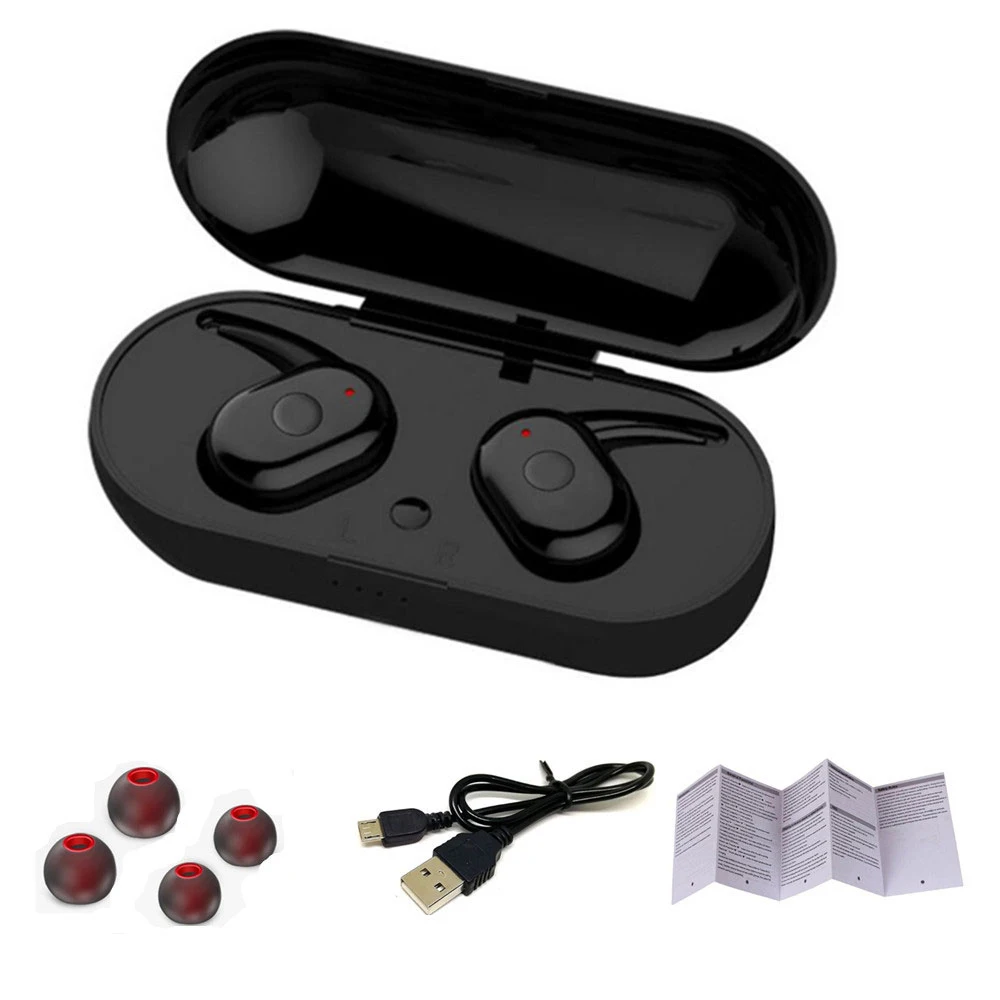 TWS Bluetooth 5 0 Stereo Earbuds Mini Wireless Automatically Cut High Fidelity Audio Bluetooth earphone with Charging Stand
