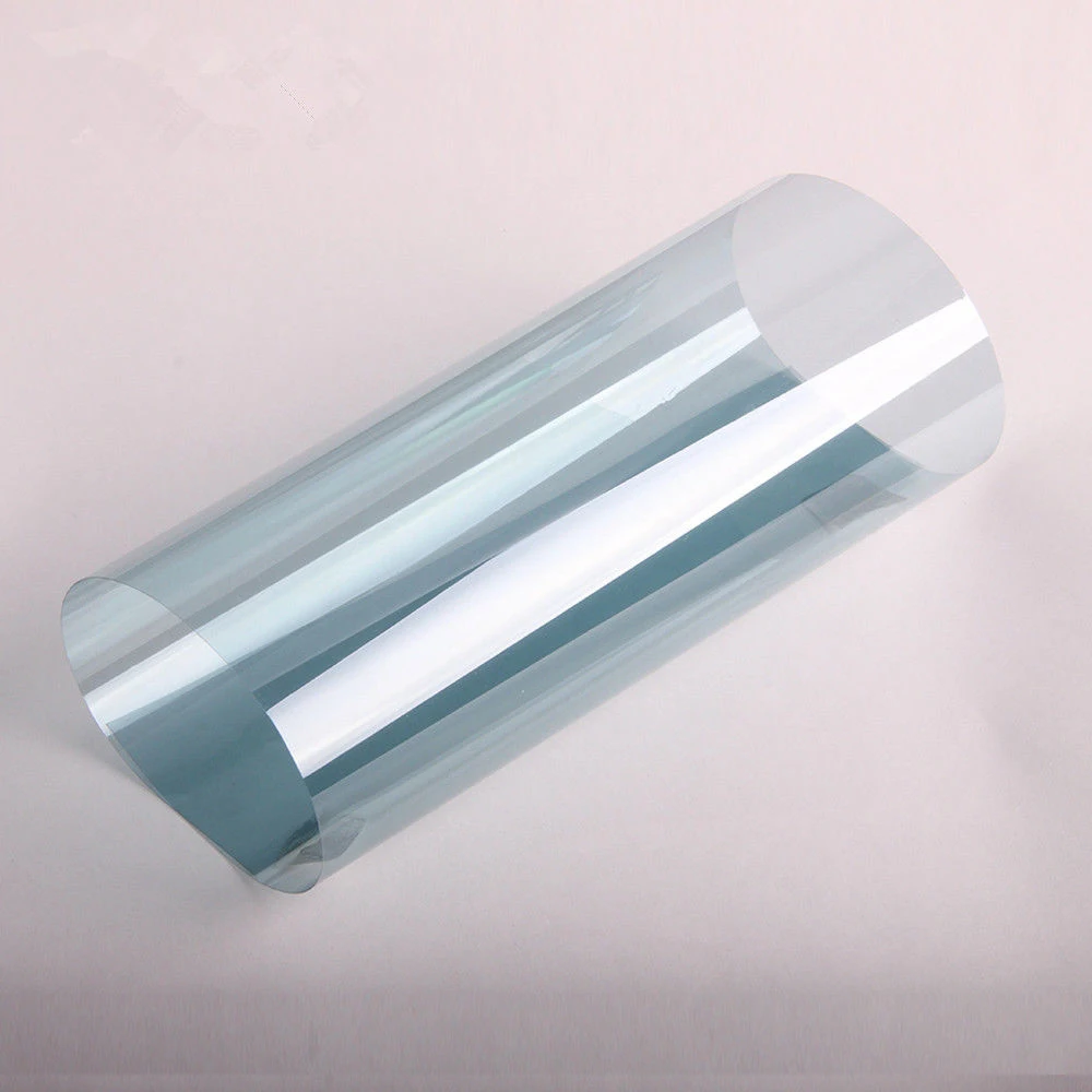 Автомобильный термоконтроль нано керамическая оконная пленка клейкая Солнечная Тонирующая пленка, светло-синяя, 60 дюймов на 16 футов/1,52x5 м