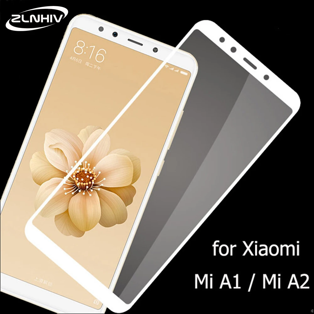 

ZLNHIV tempered glass for xiaomi mi a2 lite a1 play pocophone f1 phone screen protector on the glass smartphone protective film