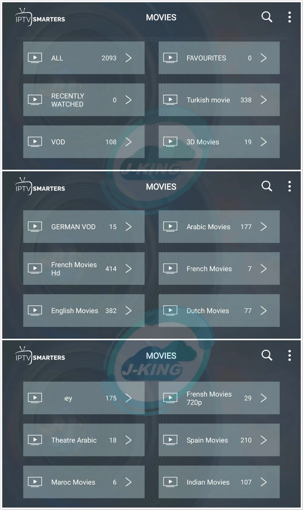 Francese/francais IPTV 7000+ Европа live/vod incloud португальский Италия Германия Франция Испания Нидерланды Футбол для взрослых M3U Android