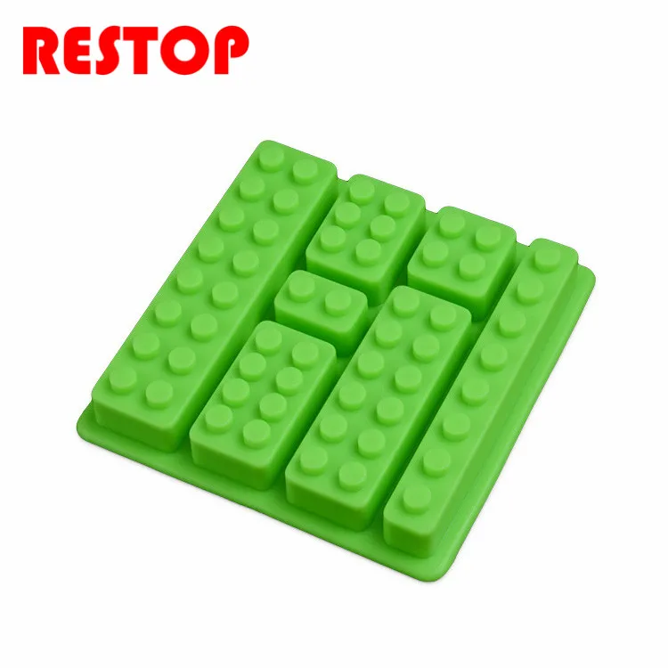 LEGO blocks silicone ice tray silicone cake mold confeitaria fondant