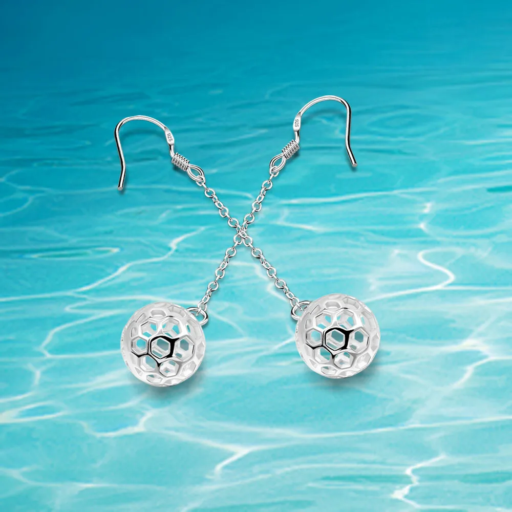 Модная новая серьга из стерлингового серебра 925 пробы для женщин длинные серьги