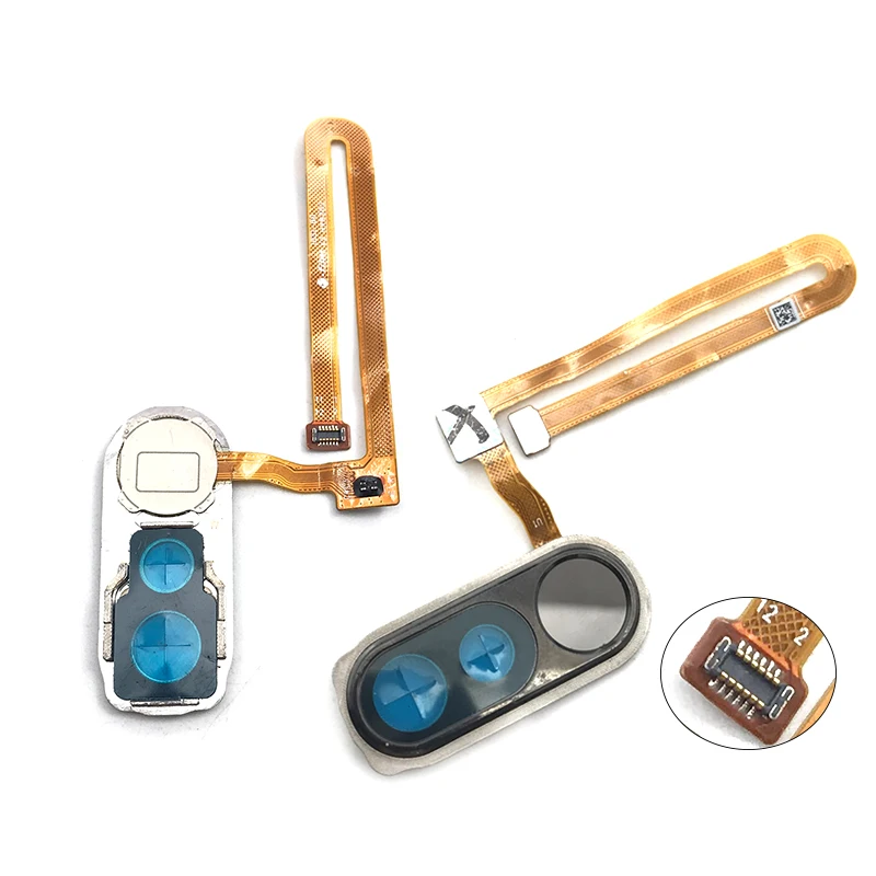 

Compatible For Xiaomi Mi Poco F1 Mi Pocophone F1 Fingerprint Sensor Home Button Touch ID Return Flex Cable + Camera Frame