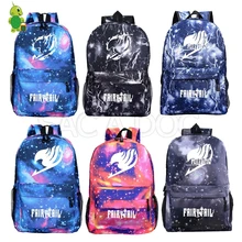 Mochila рюкзак "Хвост Феи" Аниме повседневные дорожные сумки через плечо школьные сумки для подростков женщин мужчин рюкзак для ноутбука детские сумки для книг