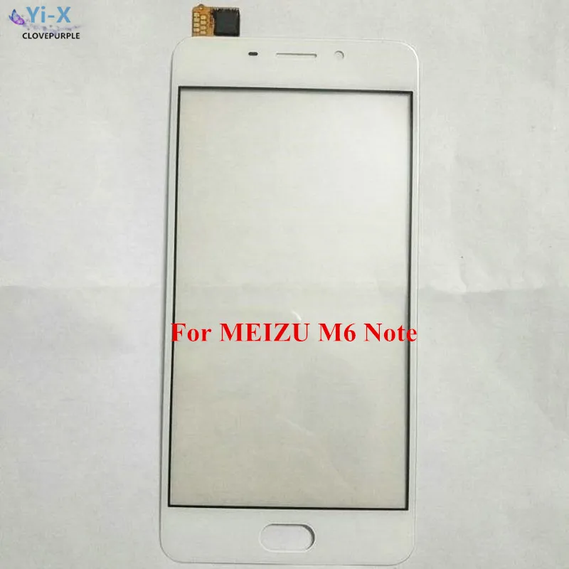 1 шт. сенсорный экран для Meizu M6 Note дигитайзер панель Стекло Объектив сенсор