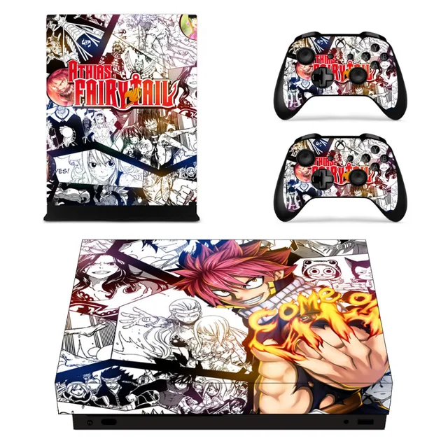 Anime Fairy Tail Skin Sticker Decal For Xbox One X Console And