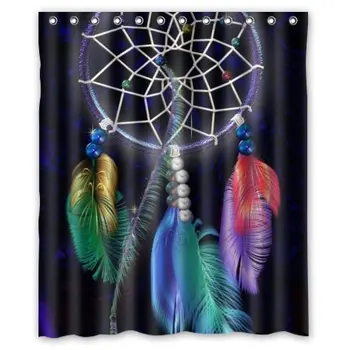

High Quality And New Fashion Dreamcatcher Shower Curtain (60" x 72")