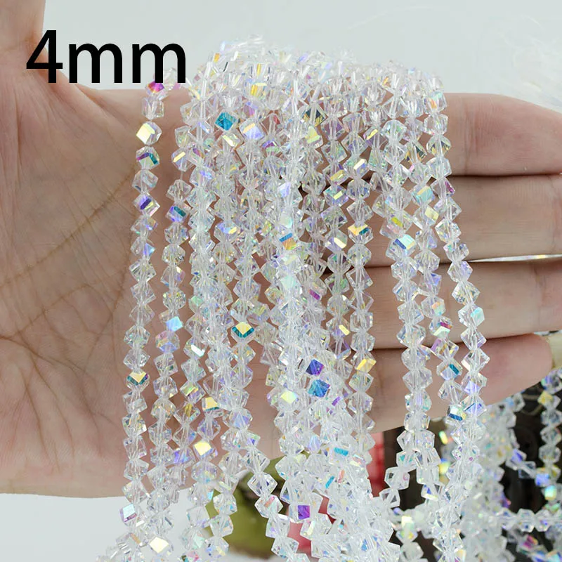 95 шт. белые Квадратные бусины 4 мм|beads for diy|beads loosebeads charms |