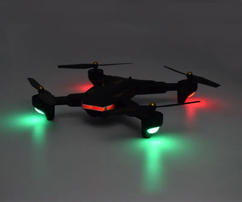 VISUO XS809S складной селфи Дрон с 0.3MP широкоугольным WIFI FPV HD камерой удержание высоты